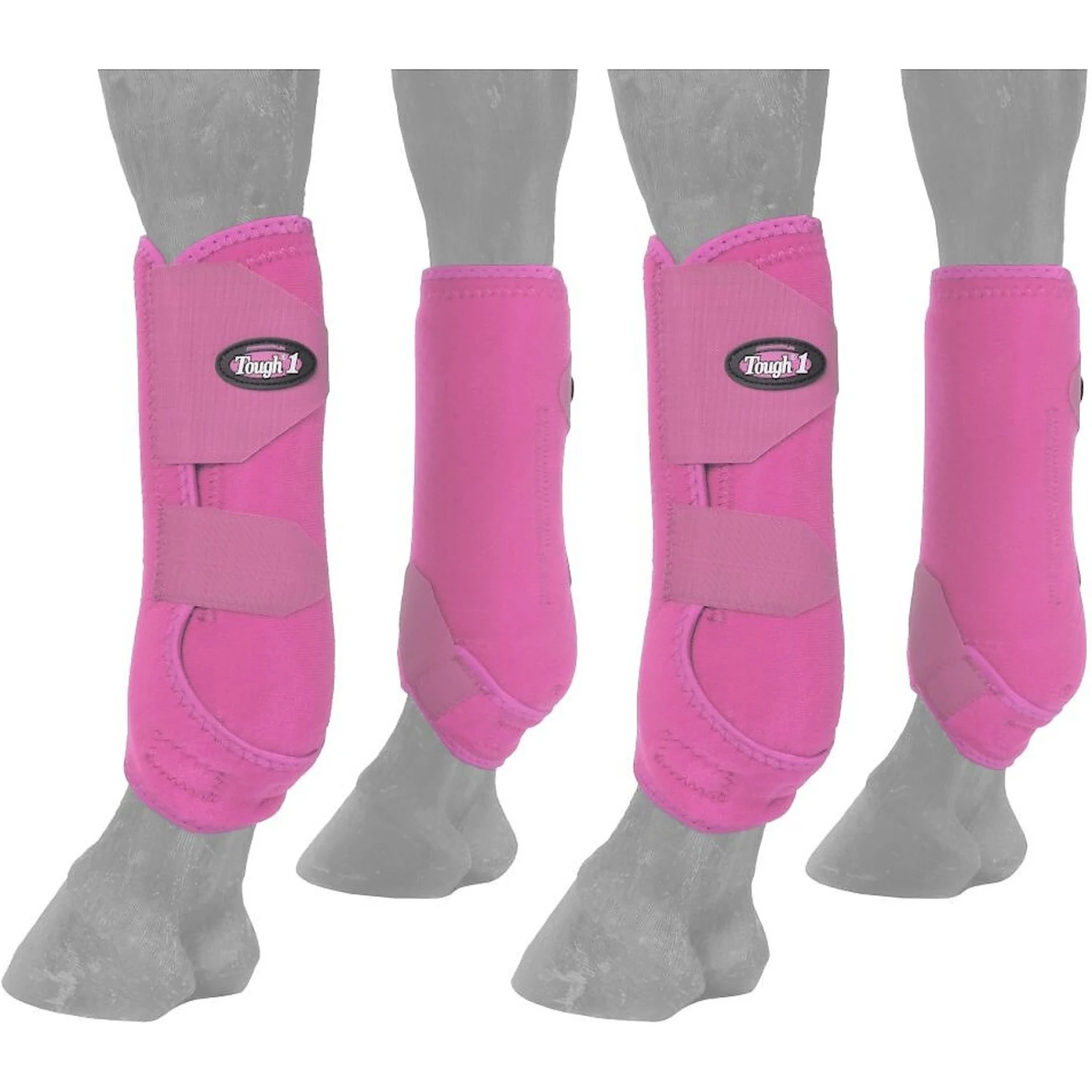 Tough-1 Extreme Vented Horse Sport Boots Set, Pink 1 Tough-1 Extreme Vented Horse Sport Boots Set, Pink