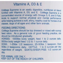 AniMed CoMega Supreme Coat Health Liquid Horse Supplement -Weaver Leather || Finish Line || Cavalor Shop 107926 PT4. AC SS1800 V1567025635