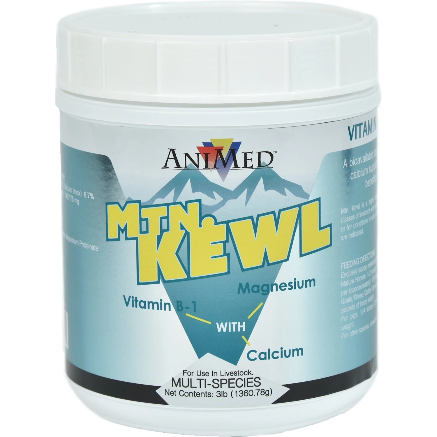 AniMed Mtn. Kewl Vitamins & Minerals Calming Powder Horse Supplement 1 AniMed Mtn. Kewl Vitamins & Minerals Calming Powder Horse Supplement