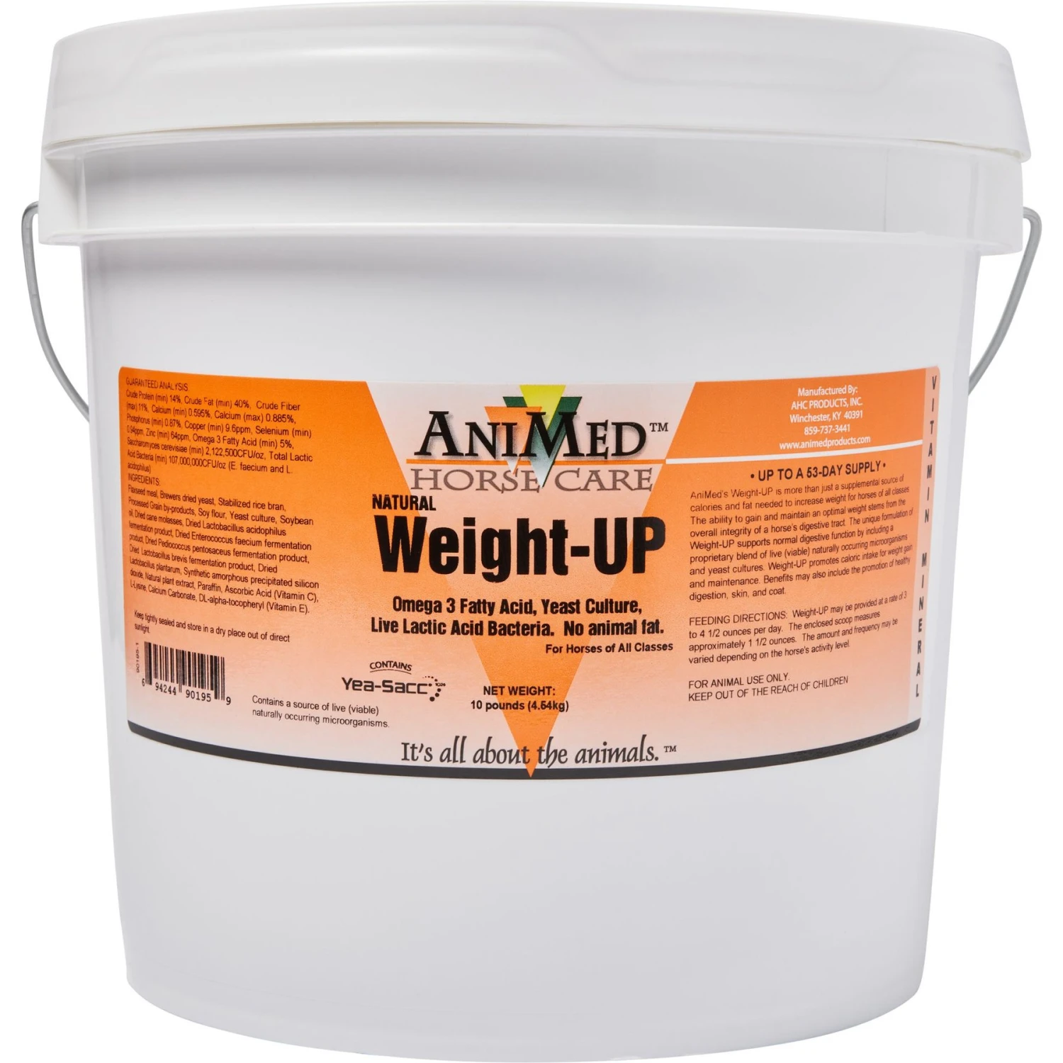 AniMed Natural Weight-UP Weight Gain Powder Horse Supplement 1 AniMed Natural Weight-UP Weight Gain Powder Horse Supplement