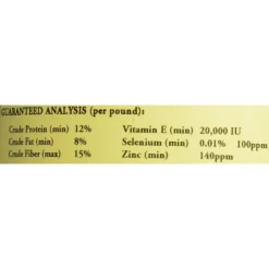 AniMed Vitamin E & Selenium Crumblet Nutritional Hay Flavor Powder Horse Supplement -Weaver Leather || Finish Line || Cavalor Shop 107972 PT4. AC SS1800 V1478726644