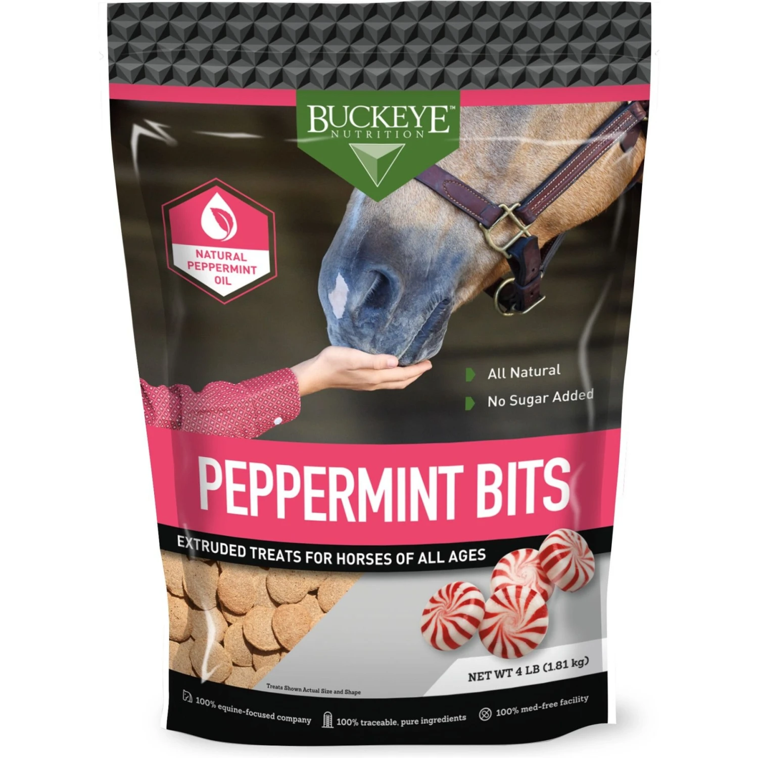 Buckeye Nutrition All-Natural Peppermint Horse Treats 1 Buckeye Nutrition All-Natural Peppermint Horse Treats