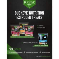 Buckeye Nutrition All-Natural Apple Horse Treats 7 Buckeye Nutrition All-Natural Apple Horse Treats -Weaver Leather || Finish Line || Cavalor Shop 109460 PT3. AC SS1800 V1671029933
