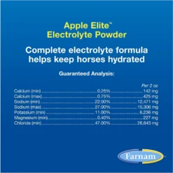 Farnam Apple Elite Electrolyte Powder Apple Flavor Horse Supplement -Weaver Leather || Finish Line || Cavalor Shop 112313 PT4. AC SS1800 V1692209800