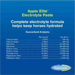 Farnam Apple Elite Electrolyte Paste Apple Flavor Horse Supplement -Weaver Leather || Finish Line || Cavalor Shop 115468 PT4. AC SS1800 V1692212191