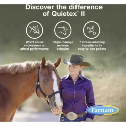Farnam Quietex Focusing & Calming Hay Flavor Pellets Horse Supplement, 1.62-lb Tub -Weaver Leather || Finish Line || Cavalor Shop 115649 PT2. AC SS1800 V1692210060