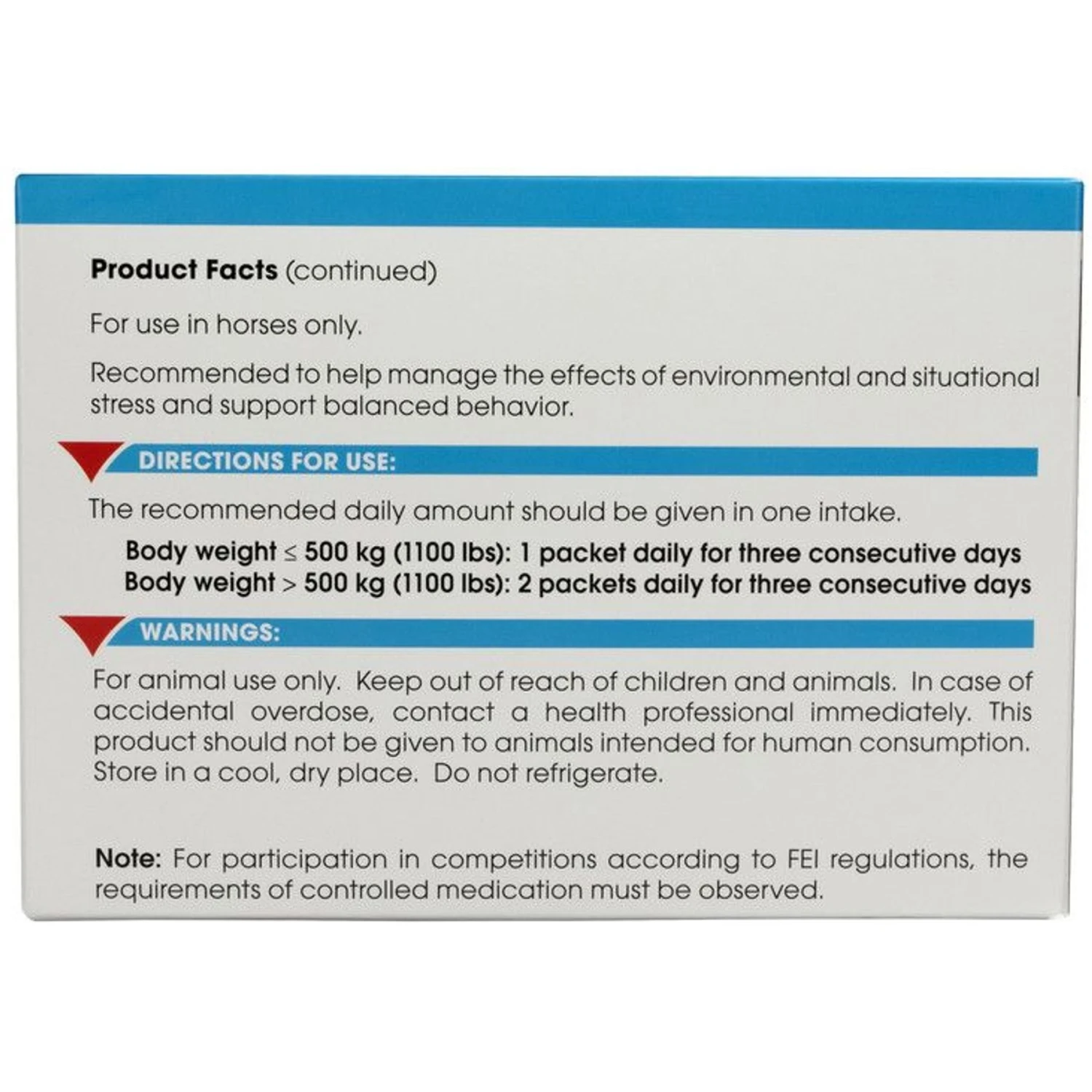 Vetoquinol Zylkene Equine Behavior Support Apple Flavor Powder Horse Supplement 2000 Mg, 20 Count 3 Vetoquinol Zylkene Equine Behavior Support Apple Flavor Powder Horse Supplement 2000 Mg, 20 Count - Image 3