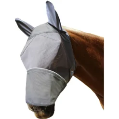 Derby Originals Reflective Fly Horse Mask With Ears & Nose Cover