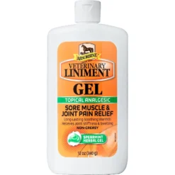 Absorbine Veterinary Sore Muscle & Joint Pain Relief Horse Liniment Gel