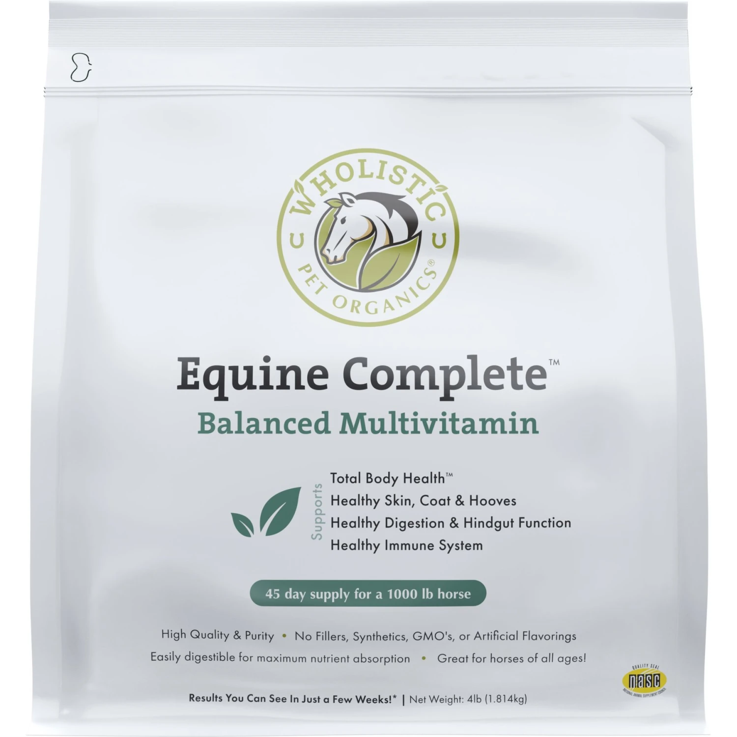 Wholistic Pet Organics Equine Complete Enhanced Daily Multivitamin For Horses Supplement 2 Wholistic Pet Organics Equine Complete Enhanced Daily Multivitamin For Horses Supplement - Image 2
