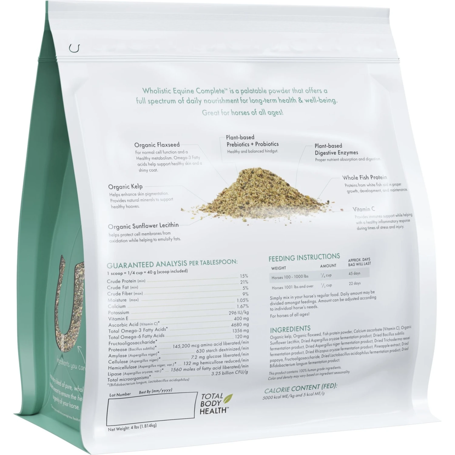 Wholistic Pet Organics Equine Complete Enhanced Daily Multivitamin For Horses Supplement 4 Wholistic Pet Organics Equine Complete Enhanced Daily Multivitamin For Horses Supplement - Image 4