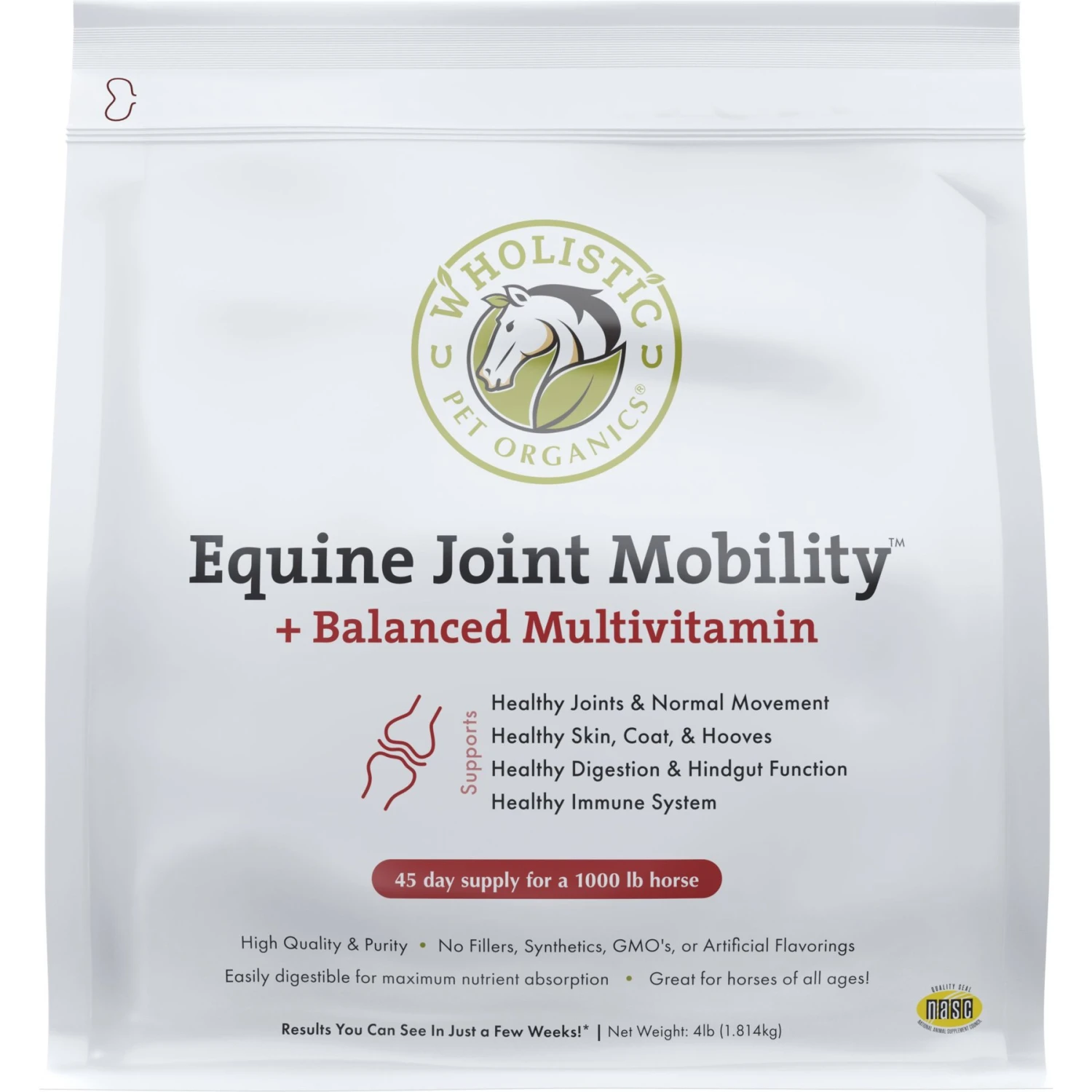 Wholistic Pet Organics Equine Joint Mobility Enhanced Multivitamin With Joint Support For Horses Supplement 4 Wholistic Pet Organics Equine Joint Mobility Enhanced Multivitamin With Joint Support For Horses Supplement - Image 4