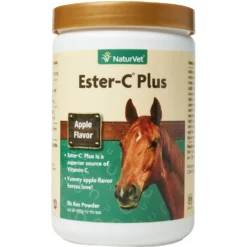 NaturVet Ester-C Plus Apple Flavor Powder Horse Supplement