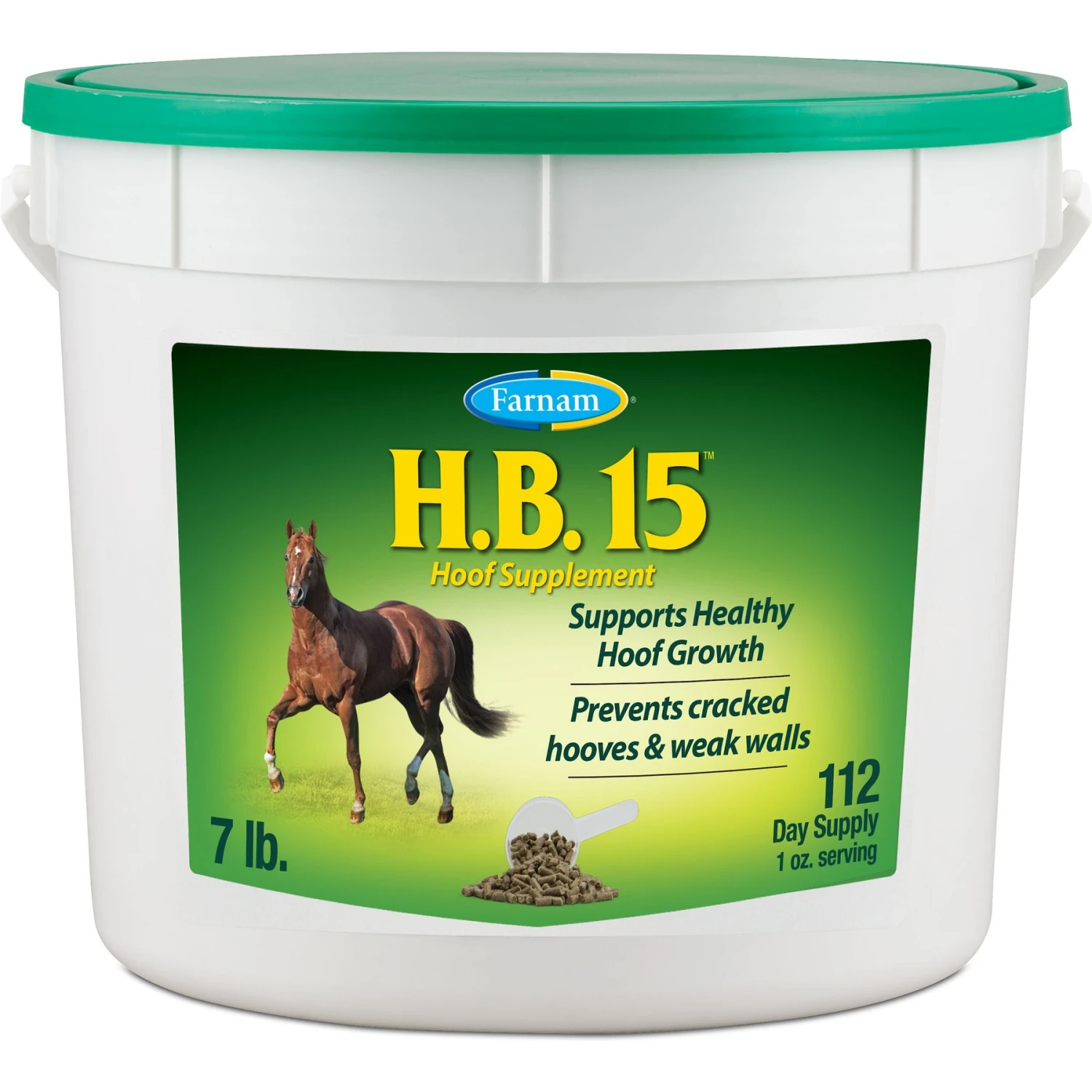 Farnam H.B. 15 Hoof Health Hay Flavor Pellets Horse Supplement 1 Farnam H.B. 15 Hoof Health Hay Flavor Pellets Horse Supplement