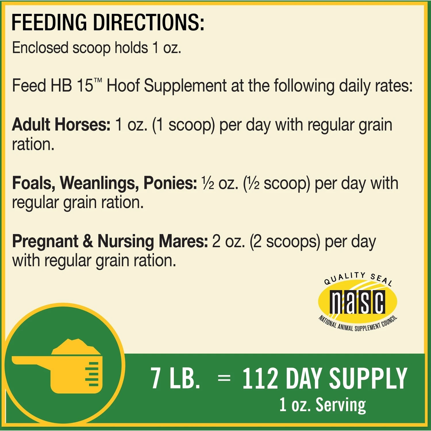 Farnam H.B. 15 Hoof Health Hay Flavor Pellets Horse Supplement 7 Farnam H.B. 15 Hoof Health Hay Flavor Pellets Horse Supplement - Image 7