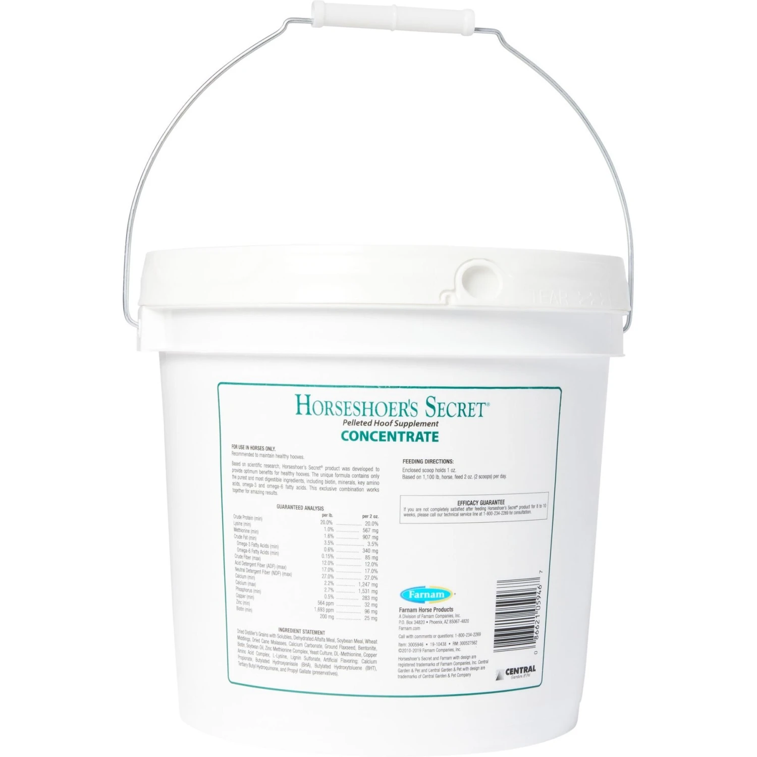 Farnam Horseshoer's Secret Pelleted Hoof Supplement Concentrate, Promotes Healthy Hoof Growth In Horses 2 Farnam Horseshoer's Secret Pelleted Hoof Supplement Concentrate, Promotes Healthy Hoof Growth In Horses - Image 2