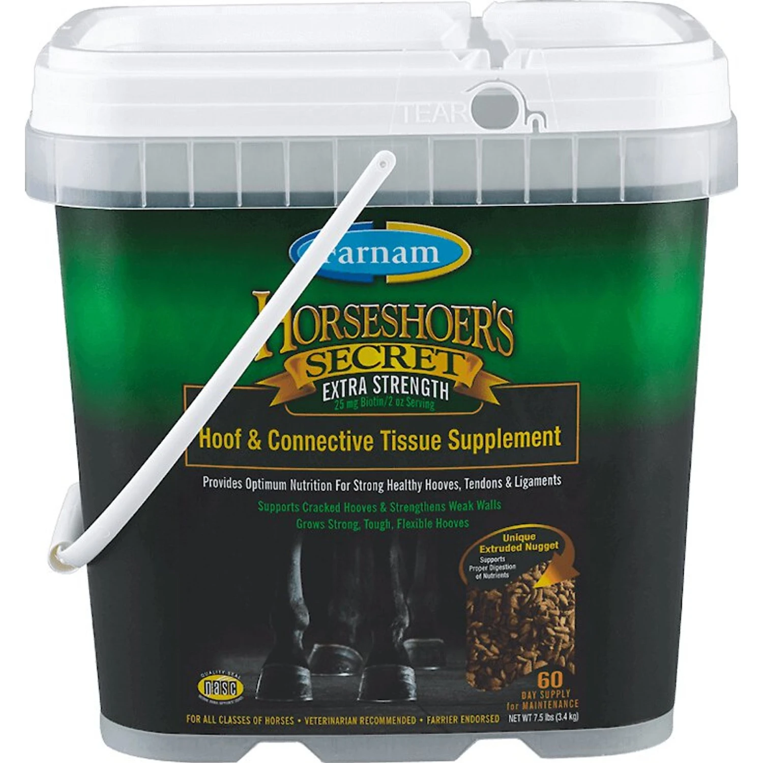 Farnam Horseshoer's Secret Extra Strength Hay Flavor Pellets Horse Supplement 1 Farnam Horseshoer's Secret Extra Strength Hay Flavor Pellets Horse Supplement