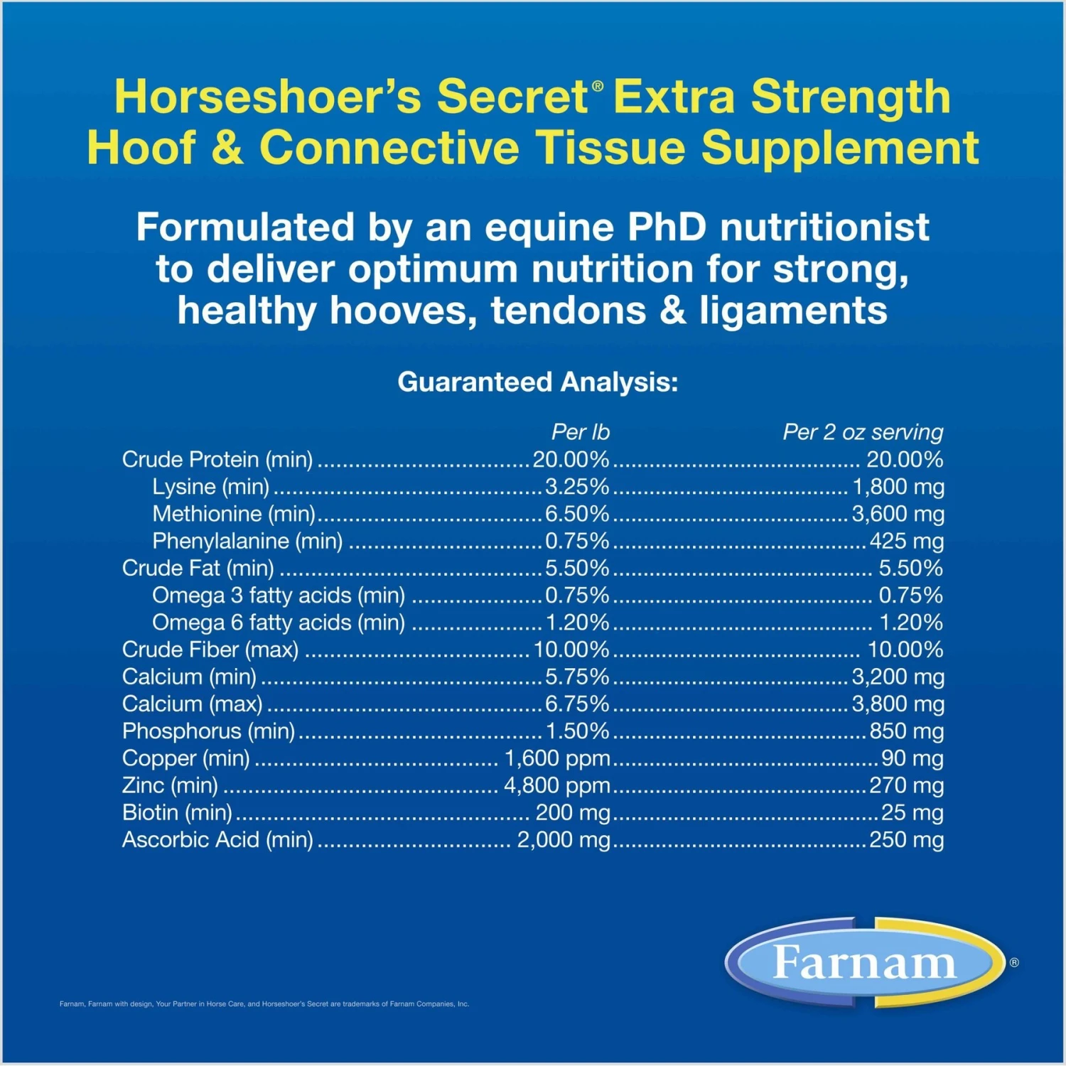 Farnam Horseshoer's Secret Extra Strength Hay Flavor Pellets Horse Supplement 5 Farnam Horseshoer's Secret Extra Strength Hay Flavor Pellets Horse Supplement - Image 5