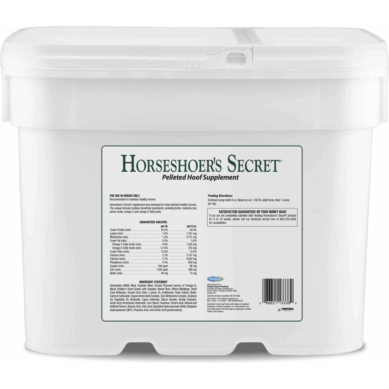 Farnam Horseshoer's Secret Hoof Health Hay Flavor Pellets Horse Supplement 9 Farnam Horseshoer's Secret Hoof Health Hay Flavor Pellets Horse Supplement - Image 9