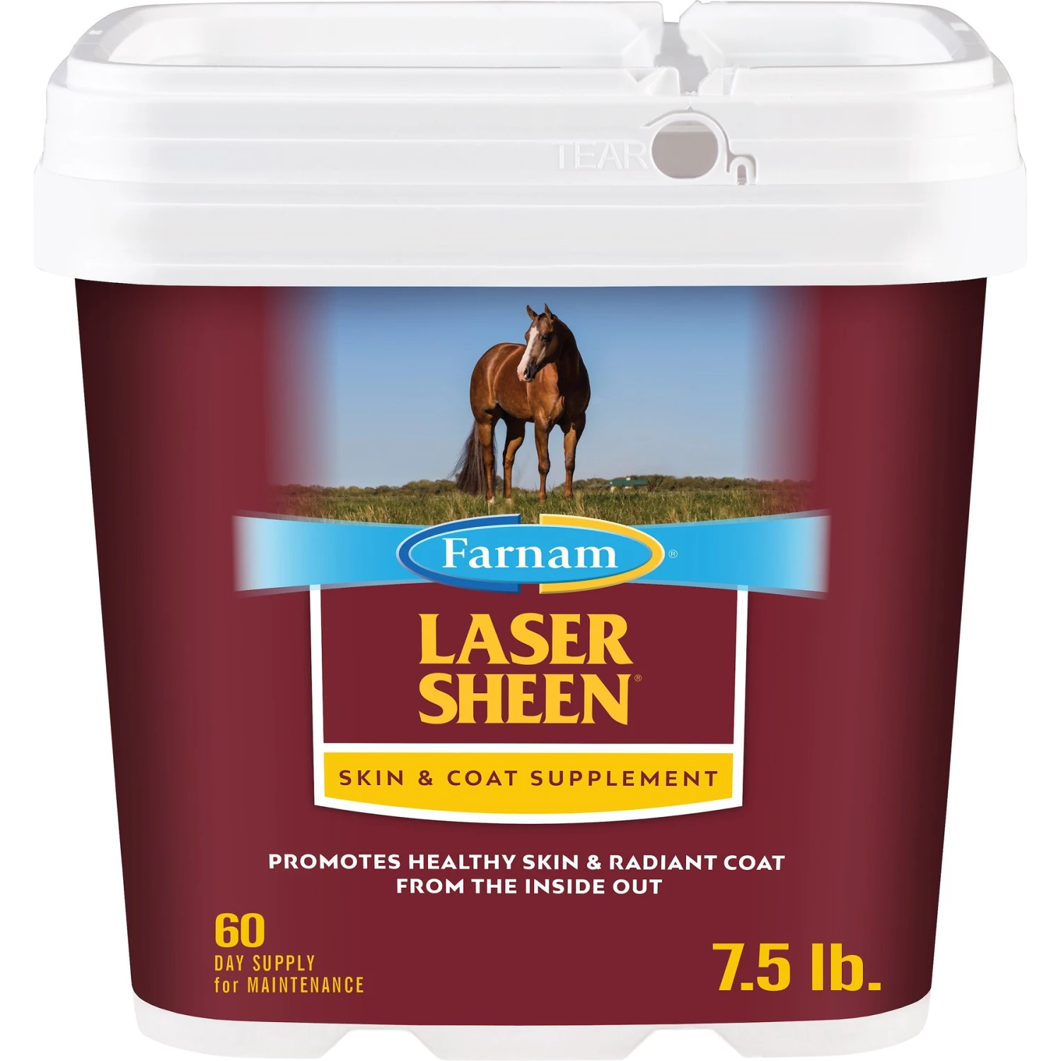 Farnam Laser Sheen Skin & Coat Horse Supplement 1 Farnam Laser Sheen Skin & Coat Horse Supplement