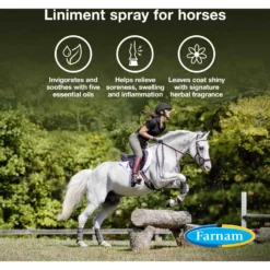Farnam Vetrolin Sore Muscle & Joint Pain Relief Horse Liniment Spray -Weaver Leather || Finish Line || Cavalor Shop 165263 PT2. AC SS1800 V1692212596