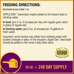 Horse Health Products Apple-Dex Electrolyte Apple Flavor Powder Horse Supplement -Weaver Leather || Finish Line || Cavalor Shop 165274 PT7. AC SS1800 V1614709295