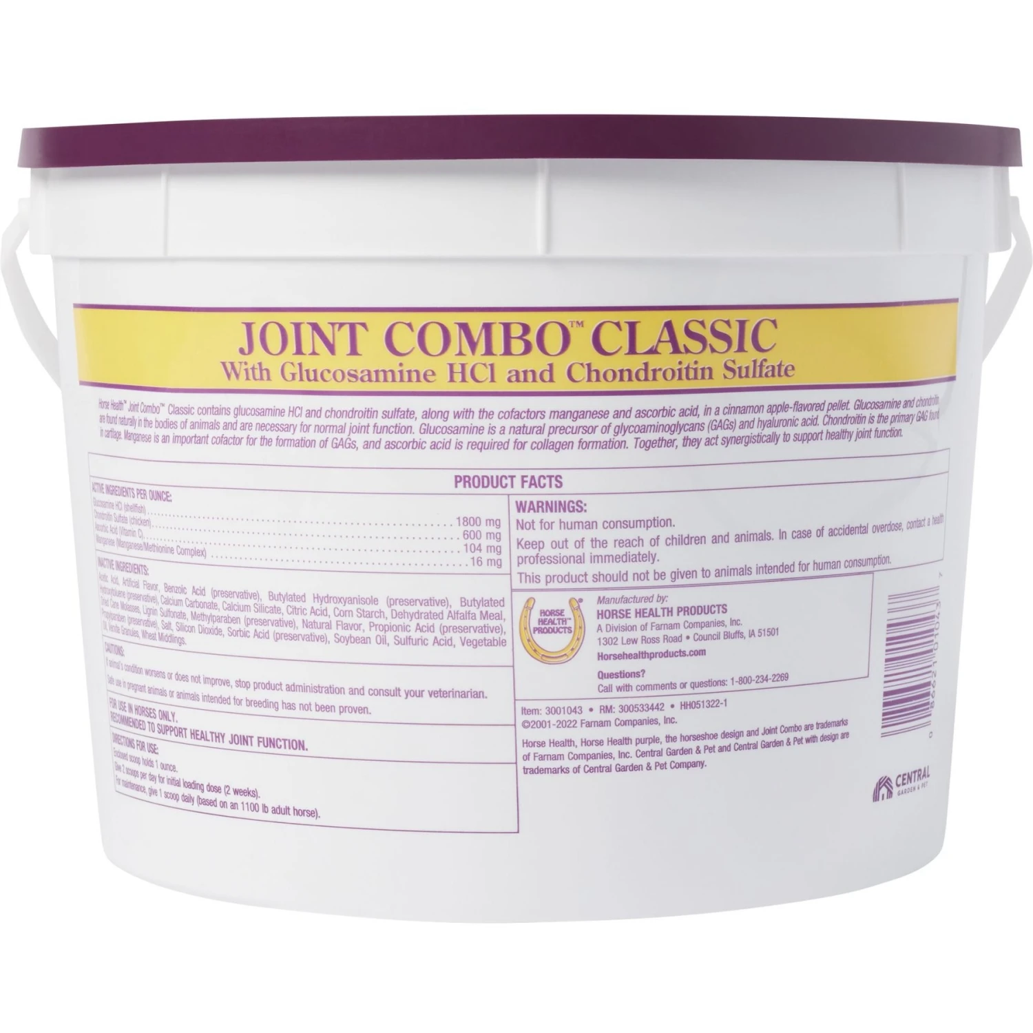 Horse Health Products Joint Combo Classic Pellets Horse Supplement 2 Horse Health Products Joint Combo Classic Pellets Horse Supplement - Image 2