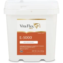 Vita Flex Pro E-5000 Premium Quality Vitamin E Immune Support Granules Horse Supplement, 4-lb Bucket