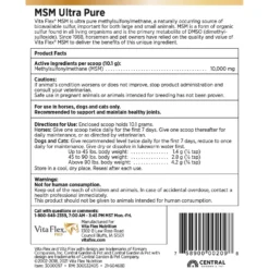 Vita Flex Pro MSM Ultra Pure Joint Support Granules Dog & Horse Supplement, 4-lb Bucket -Weaver Leather || Finish Line || Cavalor Shop 165299 PT4. AC SS1800 V1646854368