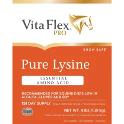 Vita Flex Pro Pure Lysine Amino Acid Powder Horse Supplement 151 Day Supply, 4-lb Bucket 15 Vita Flex Pro Pure Lysine Amino Acid Powder Horse Supplement 151 Day Supply, 4-lb Bucket -Weaver Leather || Finish Line || Cavalor Shop 165308 PT8. AC SS1800 V1661832139