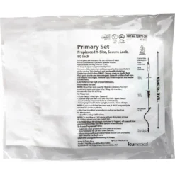 Primary IV Set, Macrobore Prepierced Y-Site 80-in
