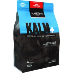 Majesty's Kalm+ Nervous System Support Peppermint Flavor Wafers Horse Supplement