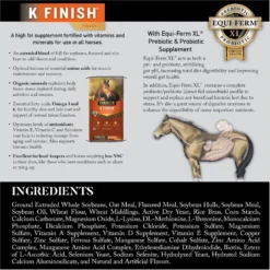 Tribute Equine Nutrition K Finish High Fat Horse Feed -Weaver Leather || Finish Line || Cavalor Shop 184980 PT5. AC SS1800 V1682347548