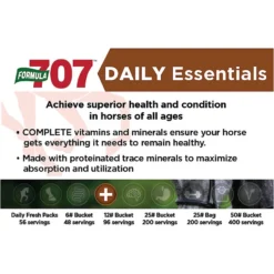Formula 707 Joint 6-in-1 & Daily Essentials Pellets Hay Flavor Horse Supplement, 28 Count -Weaver Leather || Finish Line || Cavalor Shop 196748 PT3. AC SS1800 V1568052868