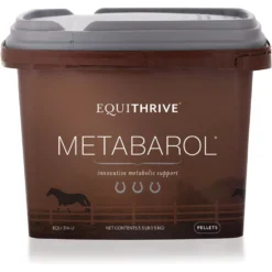 Equithrive Metabarol Metabolism Support Pellets Horse Supplement, 3.3-lb Tub