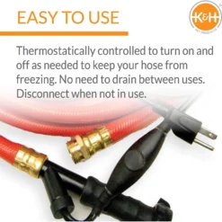 K&H Pet Products Thermo-Hose Heated Rubber Water Hose, 20-ft -Weaver Leather || Finish Line || Cavalor Shop 199085 PT3. AC SS1800 V1620846211