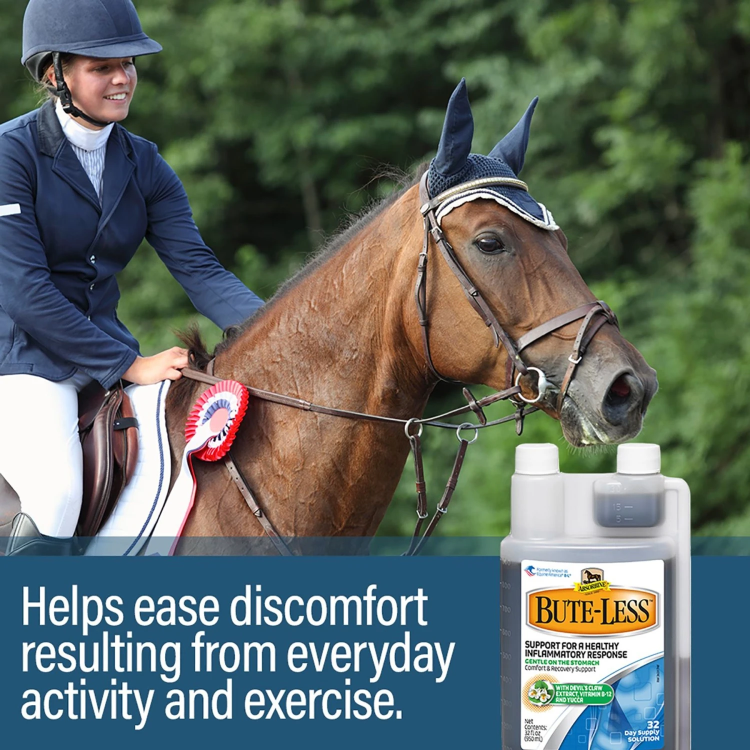 Absorbine Bute-Less Comfort & Recovery Solution Horse Supplement 5 Absorbine Bute-Less Comfort & Recovery Solution Horse Supplement - Image 5