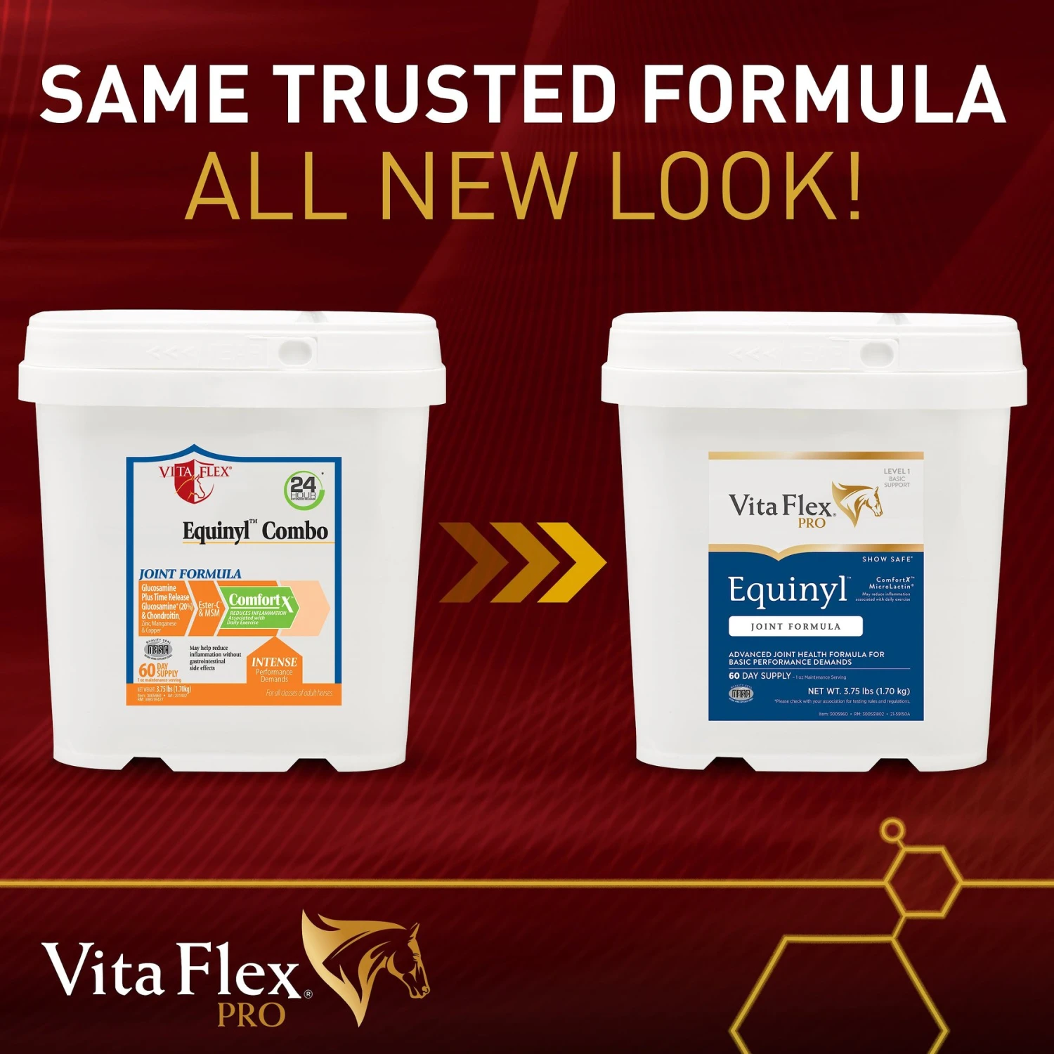 Vita Flex Pro Equinyl Combo Joint Formula Powder Horse Supplement 2 Vita Flex Pro Equinyl Combo Joint Formula Powder Horse Supplement - Image 2