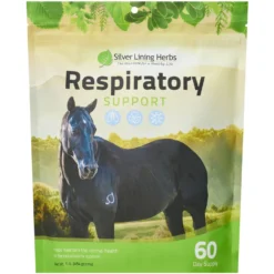 Silver Lining Herbs Respiratory Support Powder Horse Supplement, 1-lb Bag