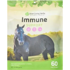 Silver Lining Herbs Immune Support Powder Horse Supplement, 1-lb Bag