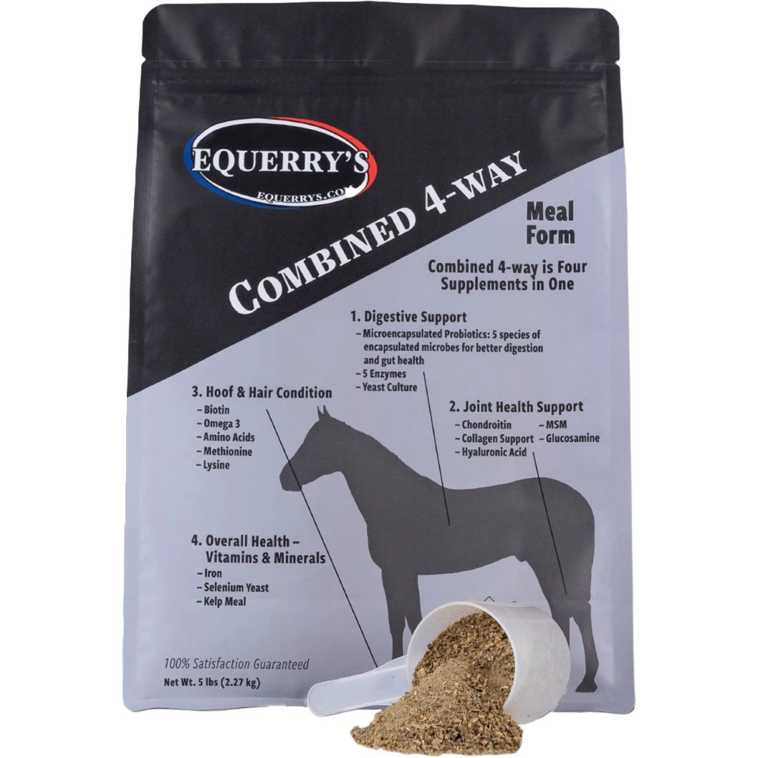 Equerry's Combined RX 4-Way Digestive, Hoof, Coat & Joint Health Powder Horse Supplement 1 Equerry's Combined RX 4-Way Digestive, Hoof, Coat & Joint Health Powder Horse Supplement