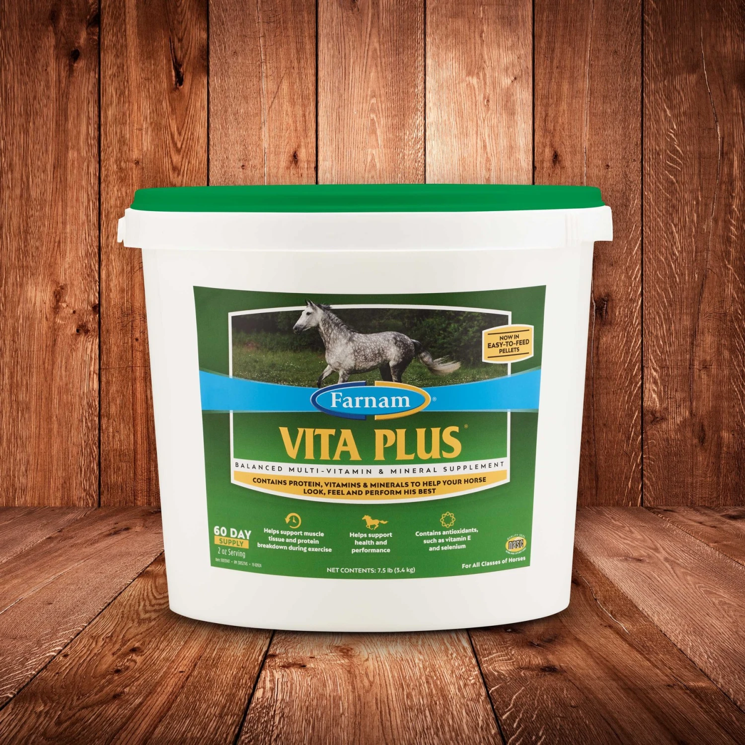Farnam Vita Plus Balanced Multi-Vitamin & Mineral Pellets Horse Supplement 1 Farnam Vita Plus Balanced Multi-Vitamin & Mineral Pellets Horse Supplement