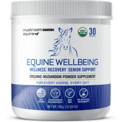 Equine Matrix Wellbeing Organic Mushroom Powder Senior Powder Horse Supplement