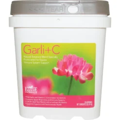 Equilite Herbals Garli+C Immune Support Powder Horse Supplement, 2-lb Tub