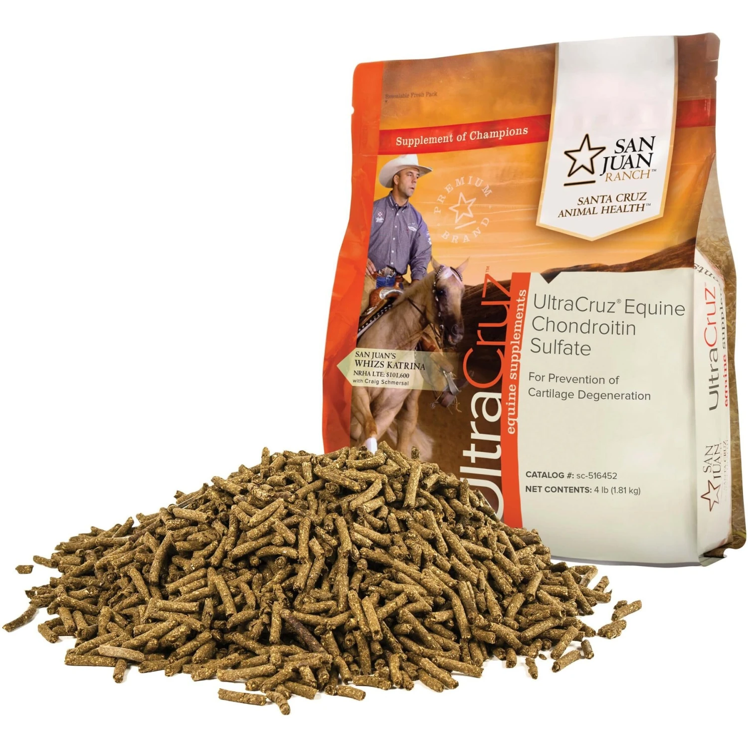 UltraCruz Chondroitin Sulfate Joint Support Pellets Horse Supplement 2 UltraCruz Chondroitin Sulfate Joint Support Pellets Horse Supplement - Image 2