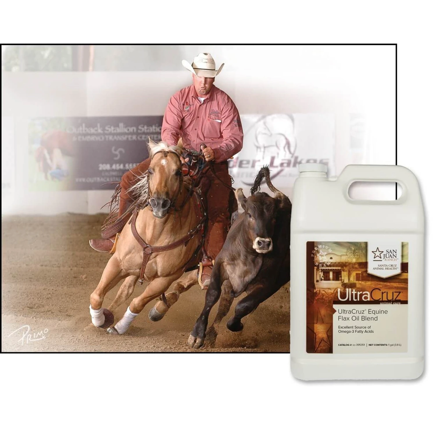 UltraCruz Flax Oil Blend Skin, Coat & Hoof Care Liquid Horse Supplement 4 UltraCruz Flax Oil Blend Skin, Coat & Hoof Care Liquid Horse Supplement - Image 4