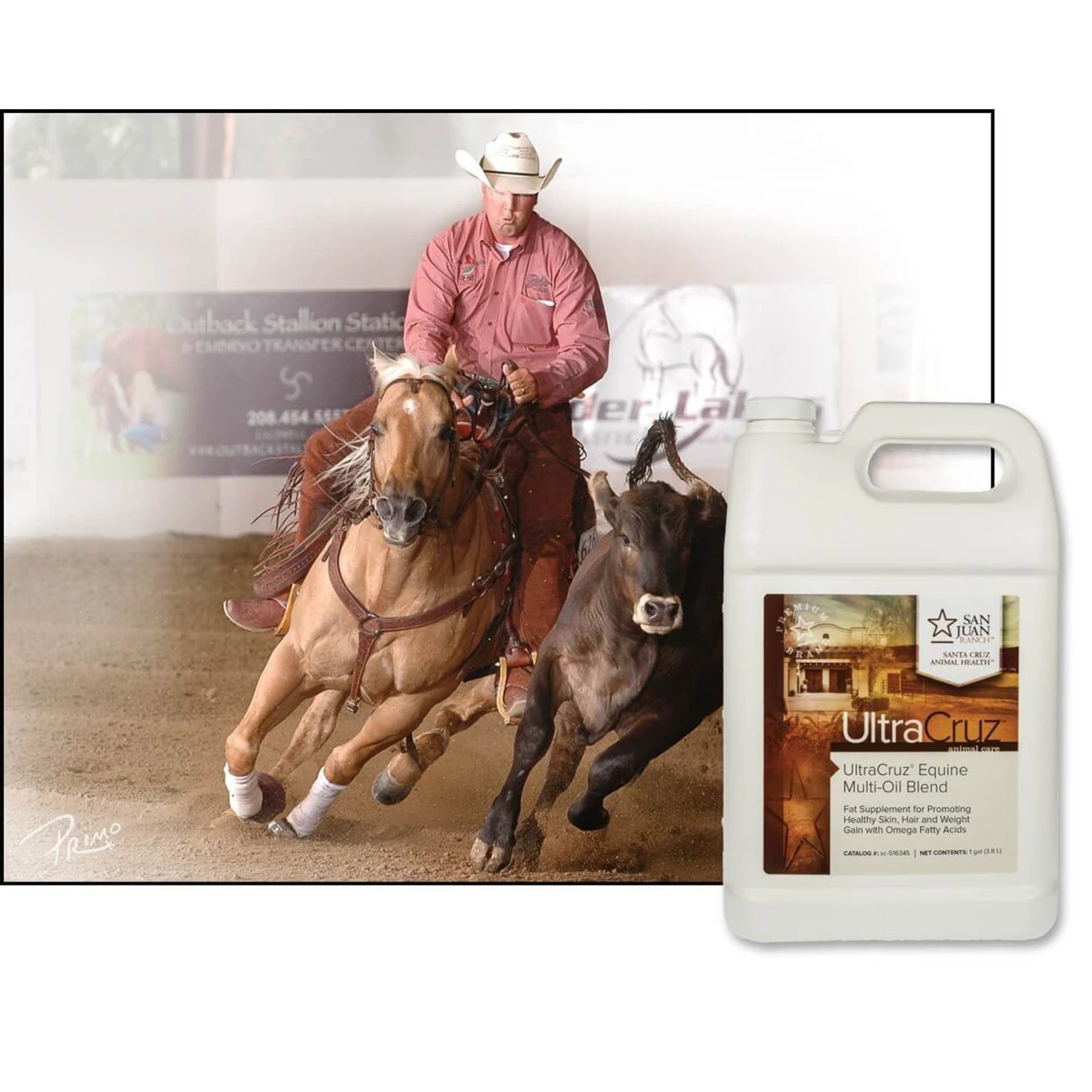 UltraCruz Multi-Oil Blend Skin & Coat Care Liquid Horse Supplement 2 UltraCruz Multi-Oil Blend Skin & Coat Care Liquid Horse Supplement - Image 2