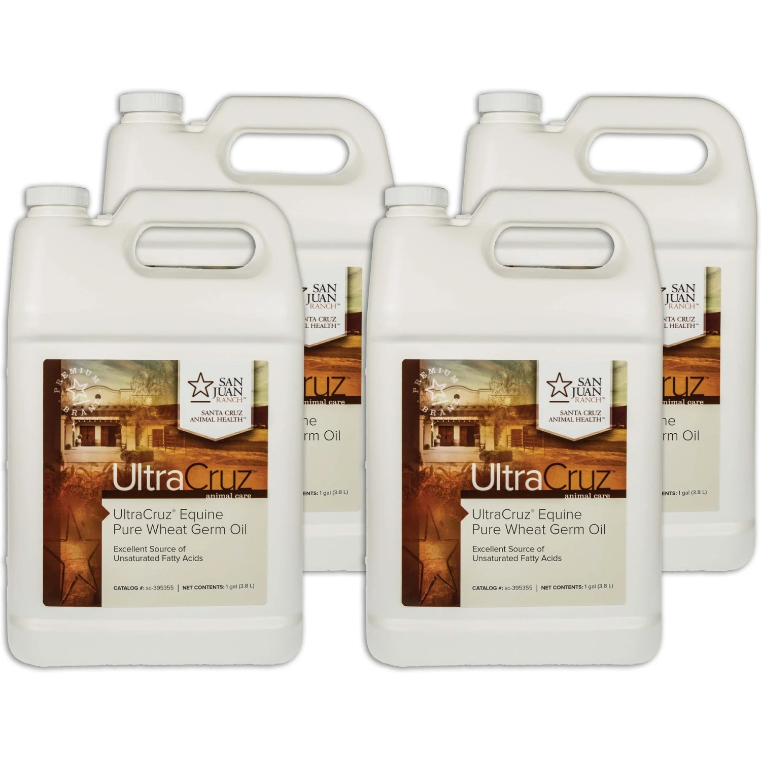 UltraCruz Pure Wheat Germ Oil Skin & Coat Care Liquid Horse Supplement 1 UltraCruz Pure Wheat Germ Oil Skin & Coat Care Liquid Horse Supplement