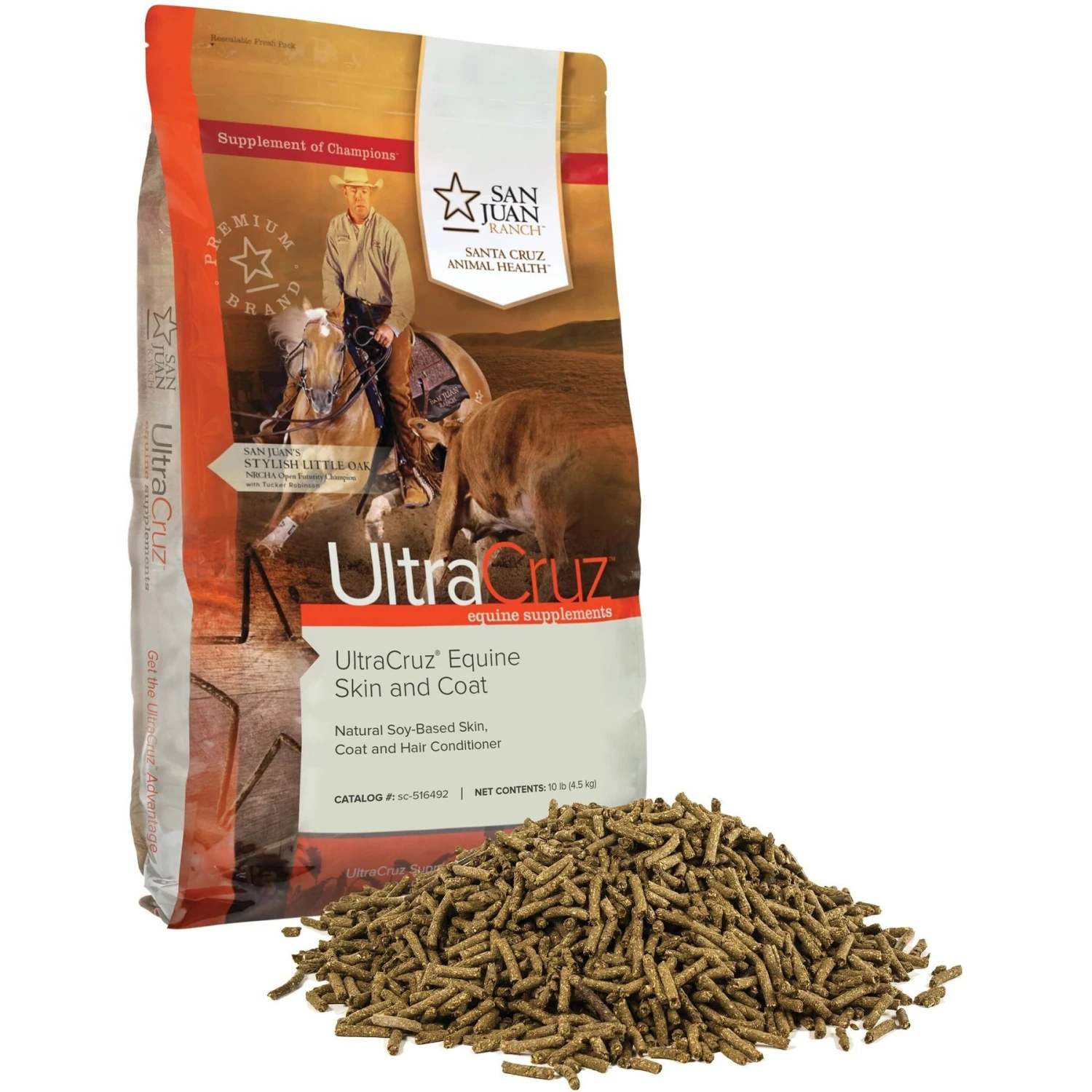 UltraCruz Skin & Coat Pellets Horse Supplement 2 UltraCruz Skin & Coat Pellets Horse Supplement - Image 2