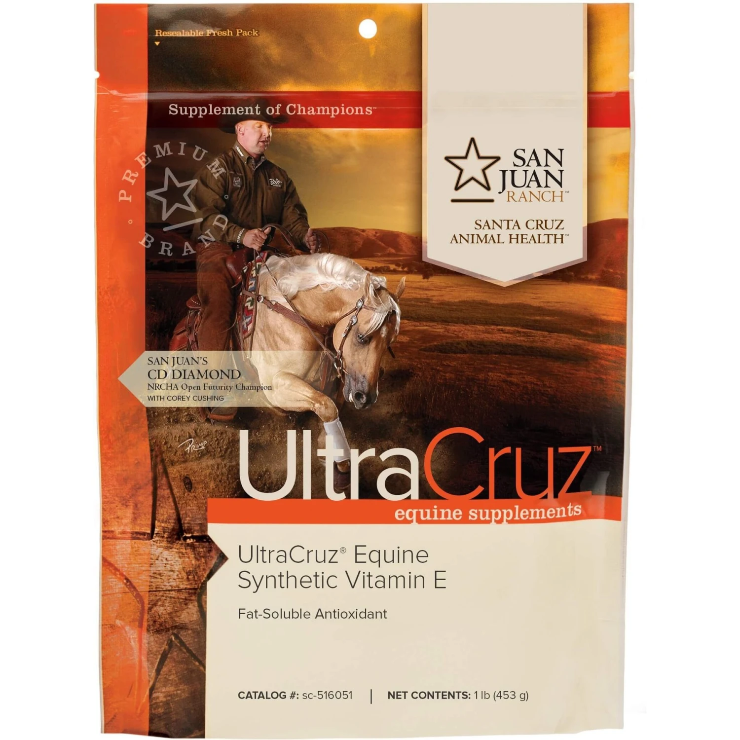 UltraCruz Synthetic Vitamin E Immune Support Powder Horse Supplement 1 UltraCruz Synthetic Vitamin E Immune Support Powder Horse Supplement